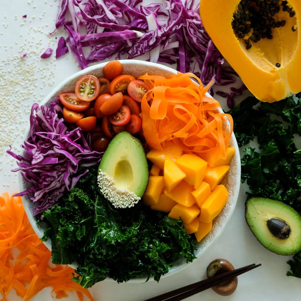 RAINBOW SALAD BOWLS