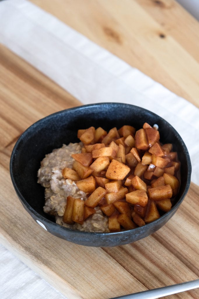 apple cinnamon porridge