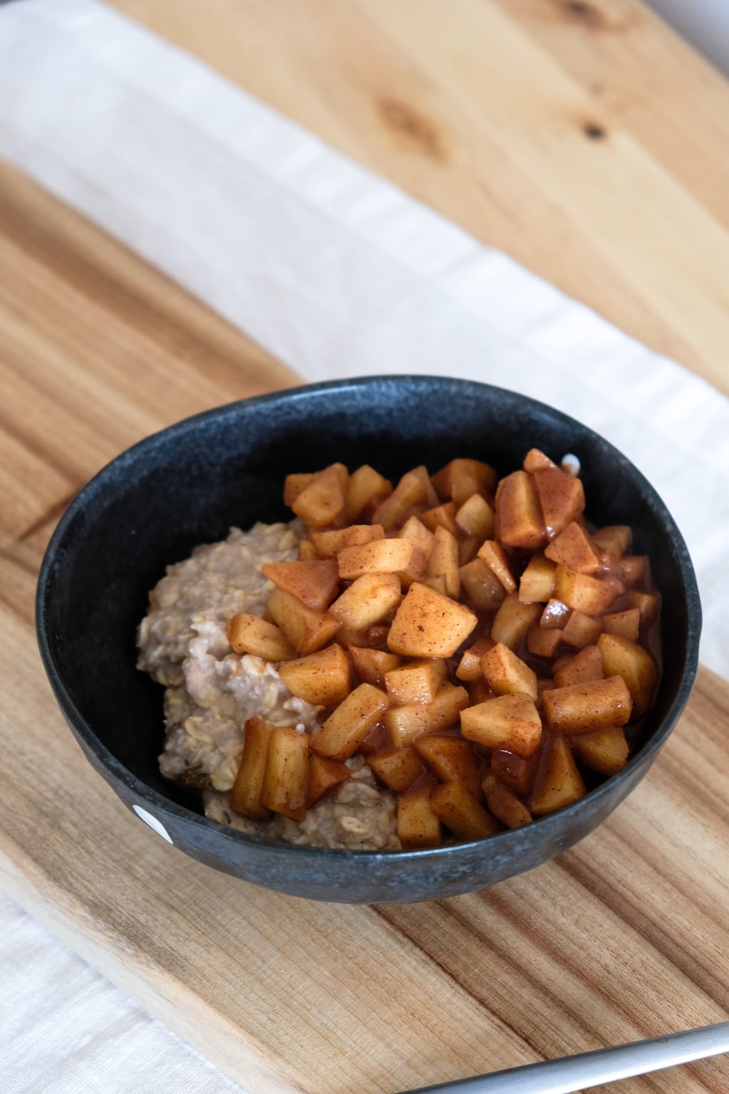 apple cinnamon porridge