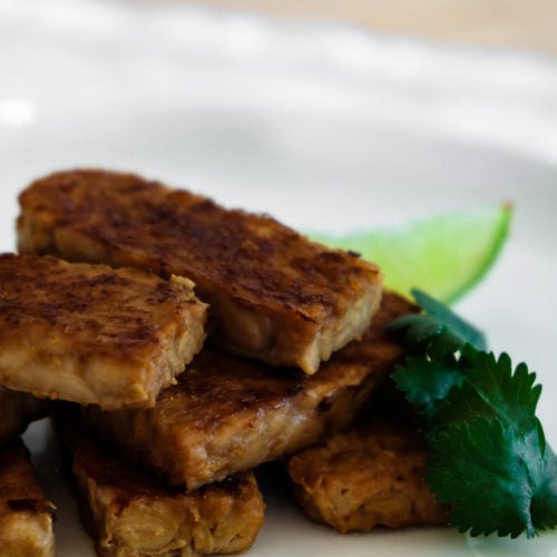 Spicy Fried Tempeh (6 ingredients only) » not hangry anymore