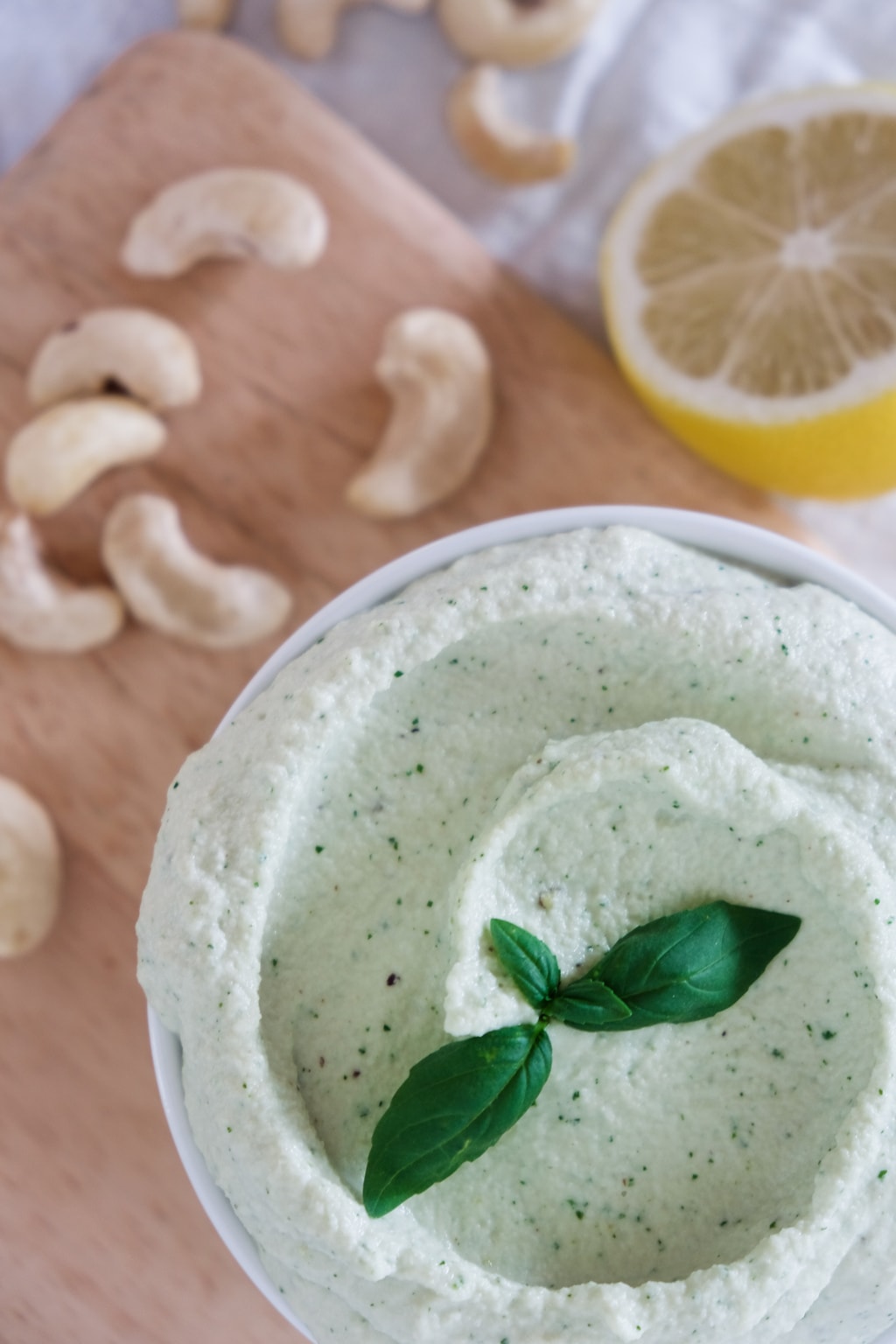 vegan basil ricotta sauce