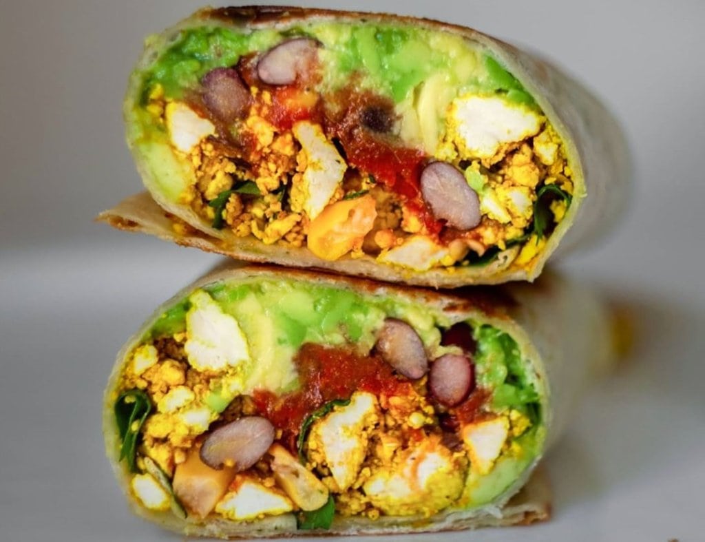 Vegan on sale breakfast burrito