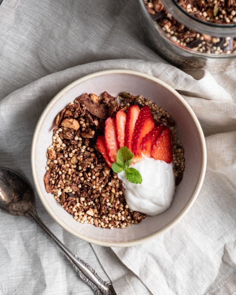 chocolate granola from above