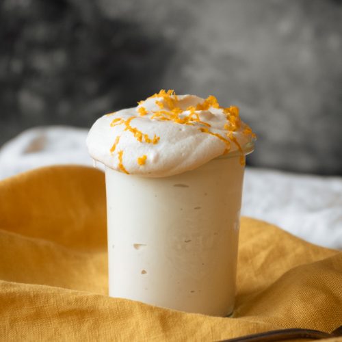 Cashew Orange Cream from the side