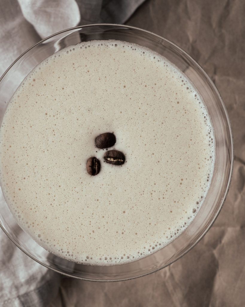 espresso martini from above