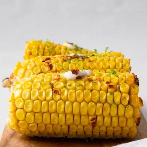 baked corn side with butter