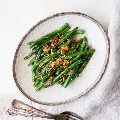 green beans from above