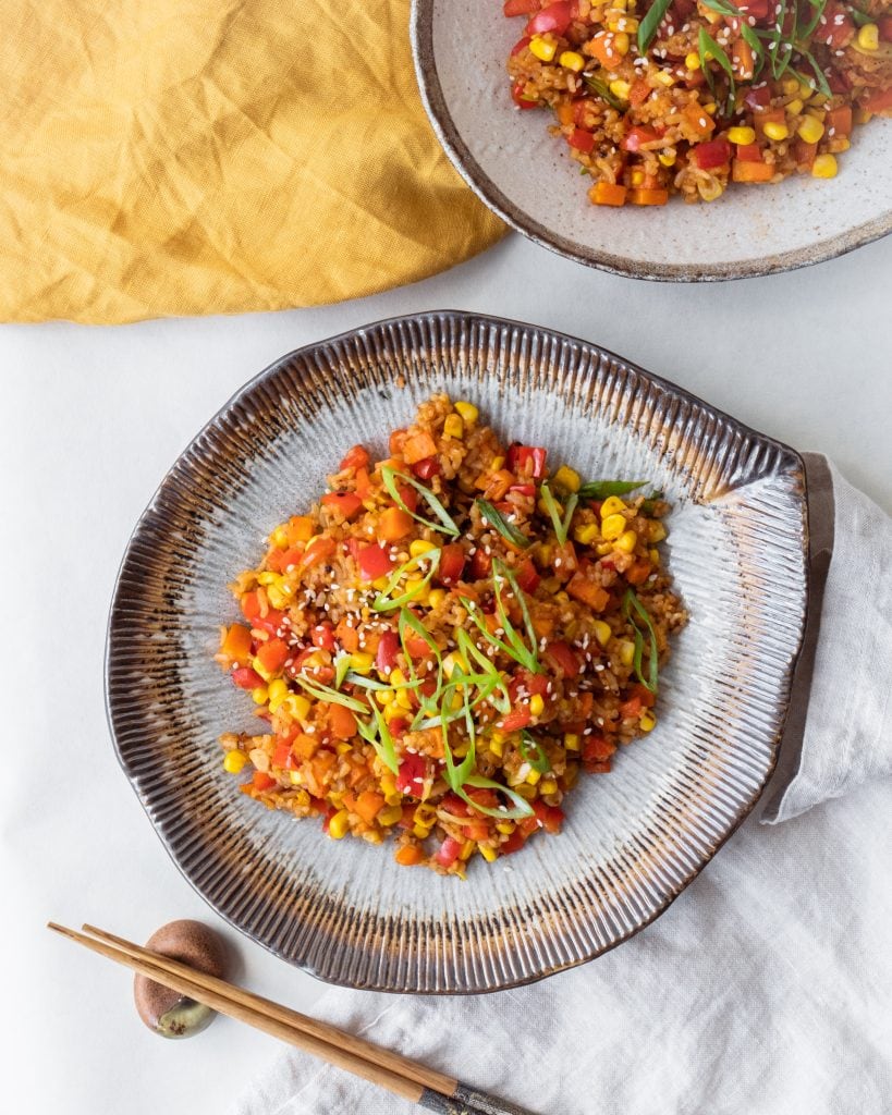 sichuan fried rice from above 2