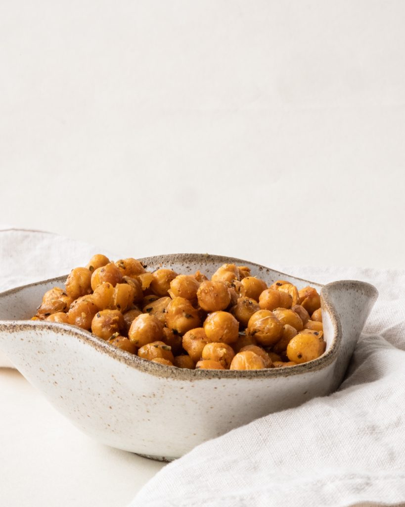 crispy chickpeas side