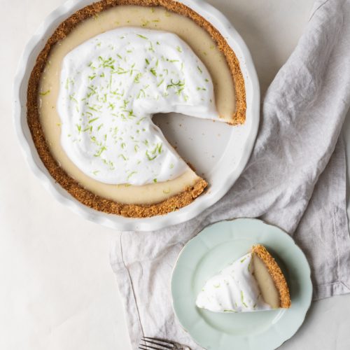 key lime pie above