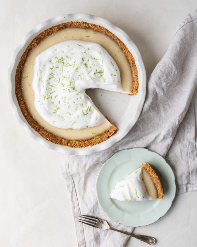 key lime pie above