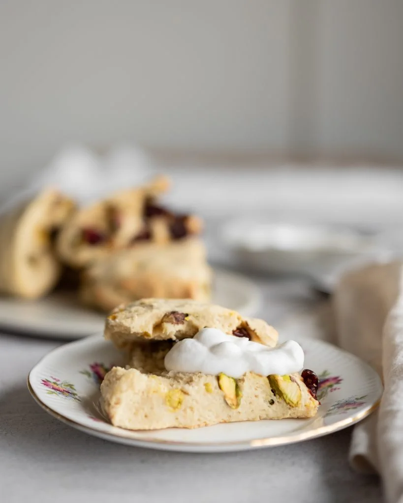 christmas scones front face single